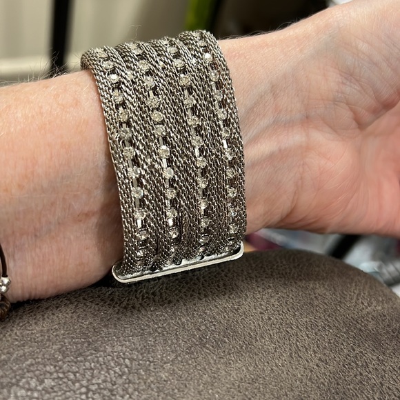 COPY - Mesh rhinestone bracelet - Picture 11 of 16